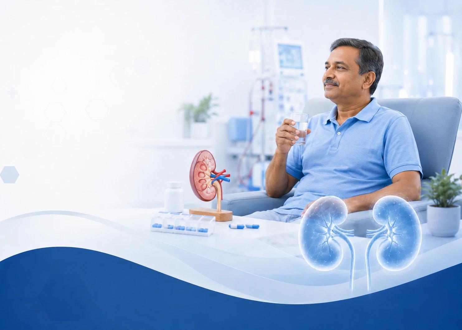 Chronic kidney disease consultation with nephrologist
