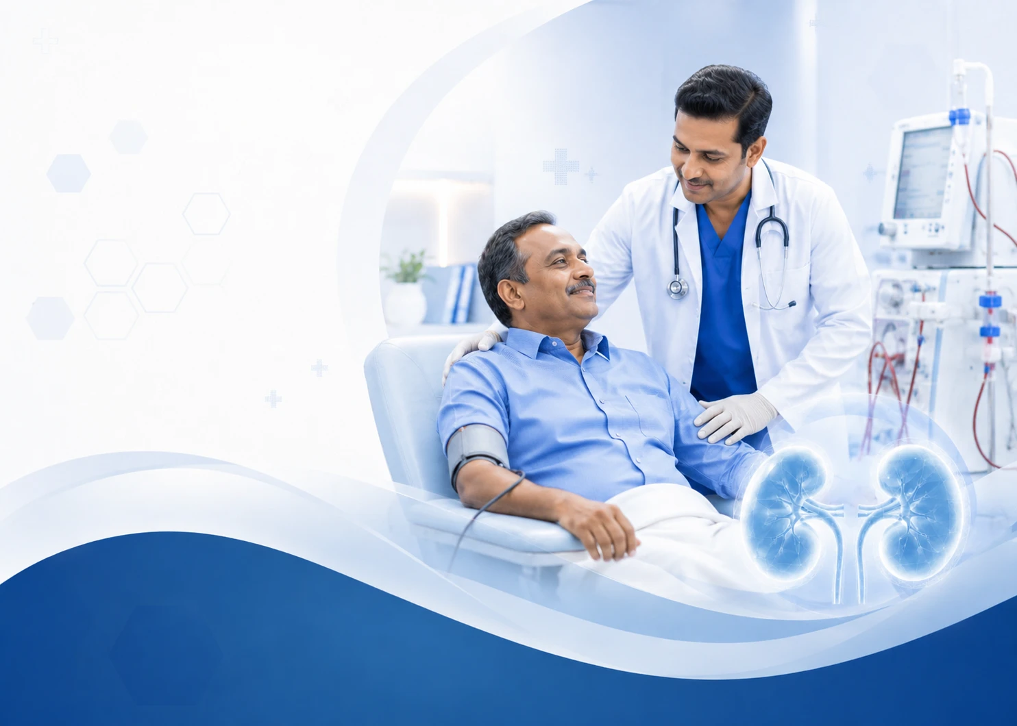 Nephrotic syndrome treatment consultation with nephrologist