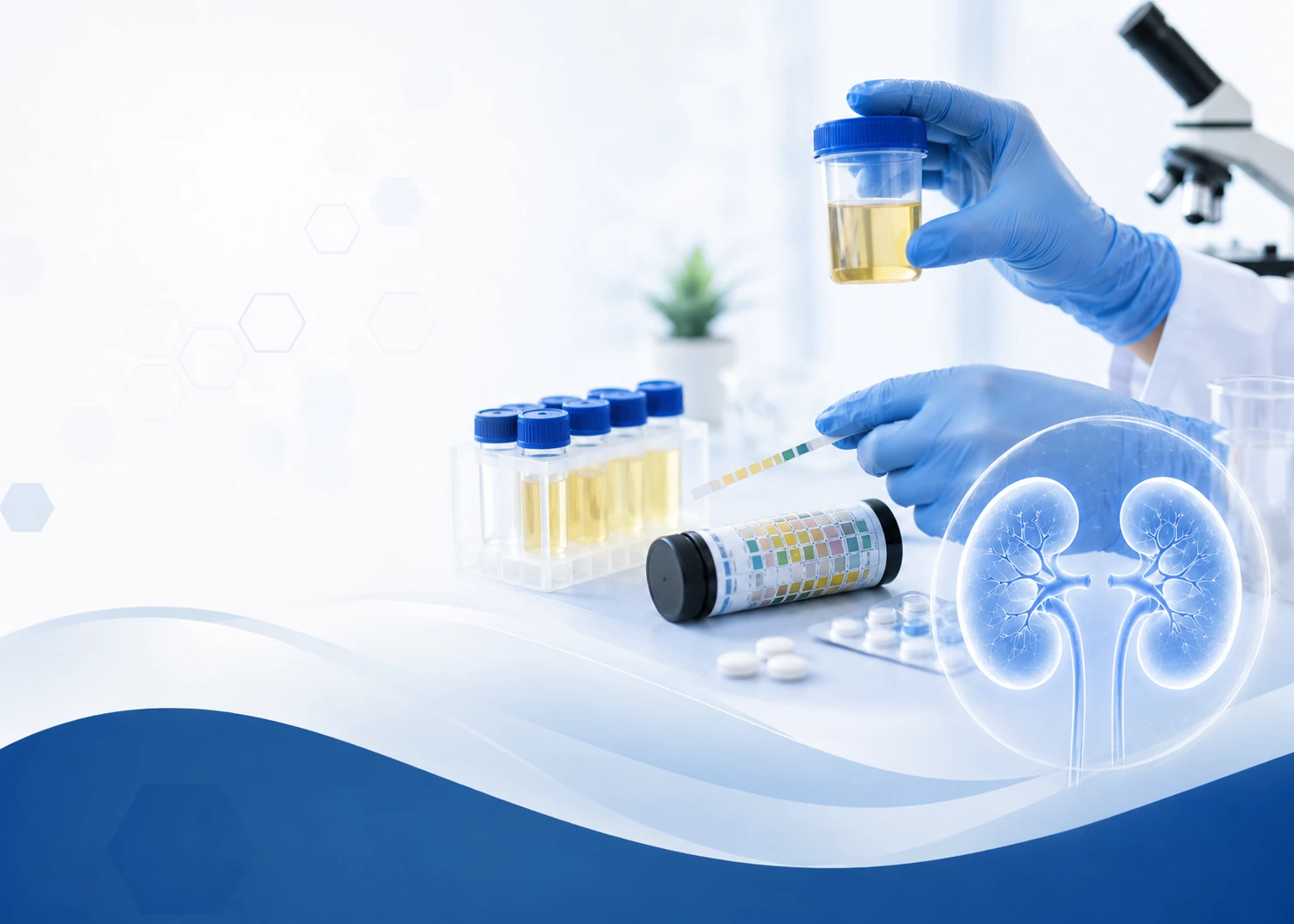 Proteinuria treatment consultation with nephrologist